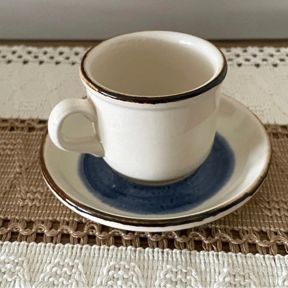 Vintage Ironstone Made In Ireland Kerry Creamer & Two Espresso and Saucer Sets